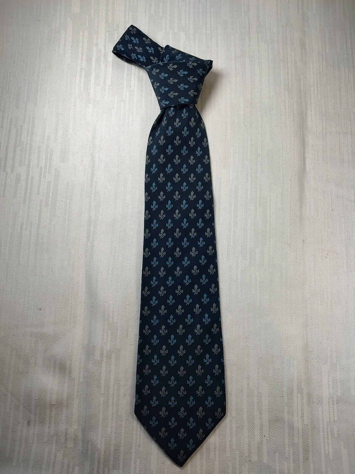 ANGELO MARINO NAPOLI 100% SILK TIE SETA CRAVATTA NECKTIE MADE IN ITALY CLASSIC