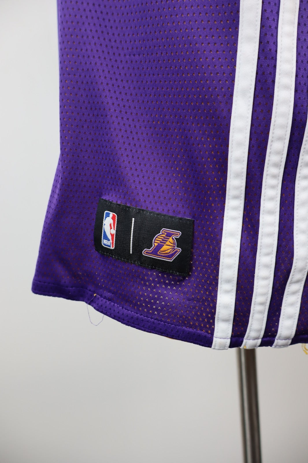 ADIDAS NBA L.A. LAKERS MAGLIA CANOTTA BASKET NBA UOMO M MAN JERSEY DOUBLE FACE