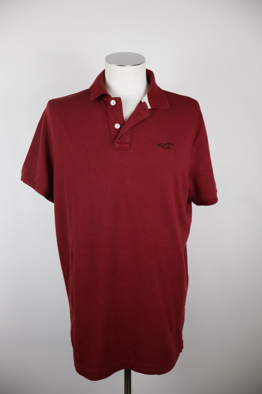 HOLLISTER POLO MAGLIA UOMO COTONE TG. XL MAN COTTON T- SHIRT CASUAL VINTAGE