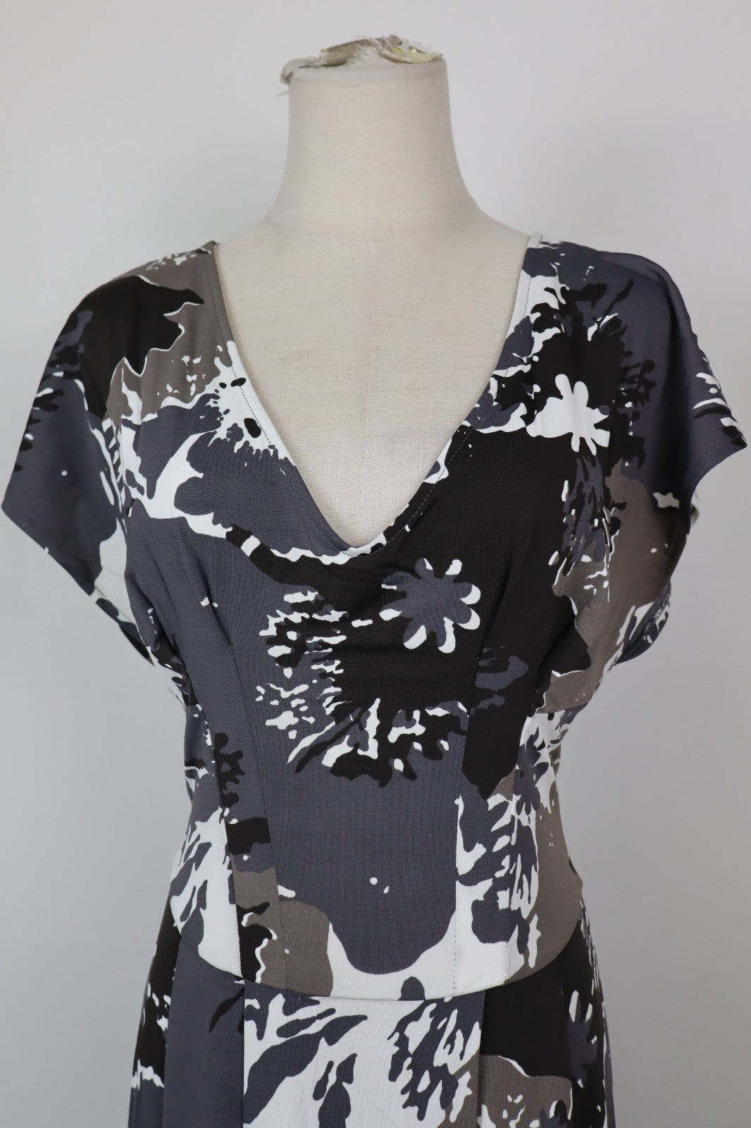 SIMONA BARBIERI TWINSET VESTITO DONNA TG. M WOMAN CASUAL VINTAGE DRESS VISCOSA
