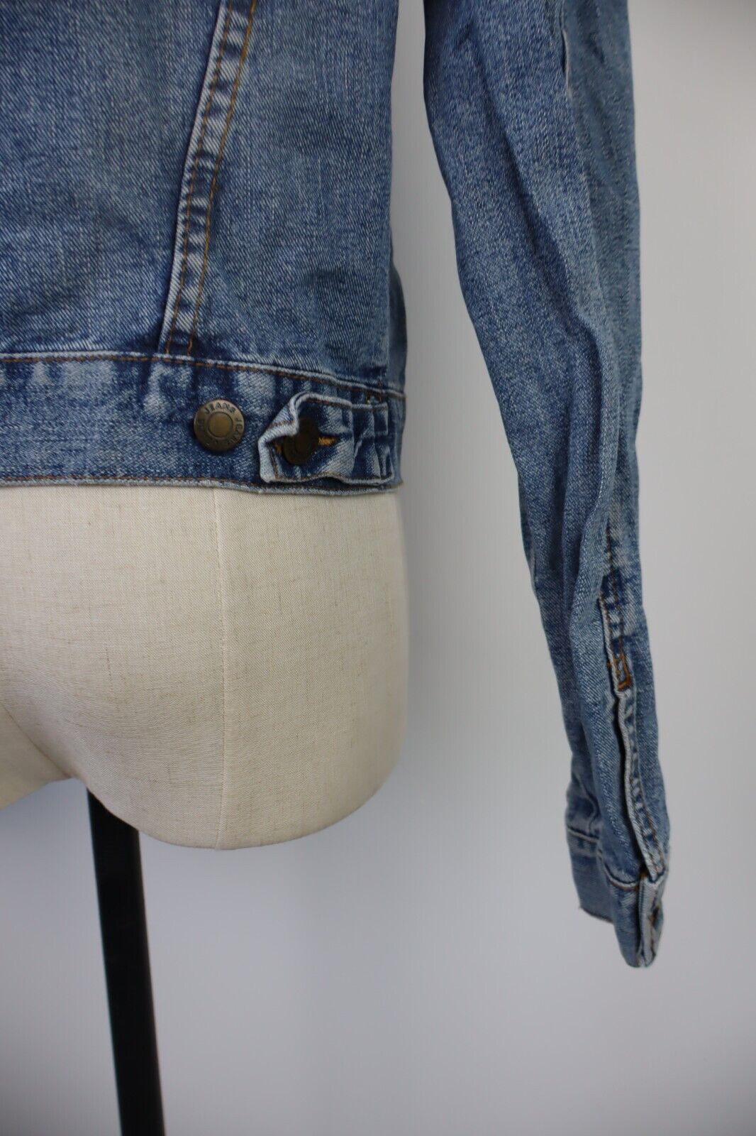 KAPPA GIUBBINO JEANS DONNA TG M STREETWEAR CROP DENIM URBAN VINTAGE Y2K 2000'S