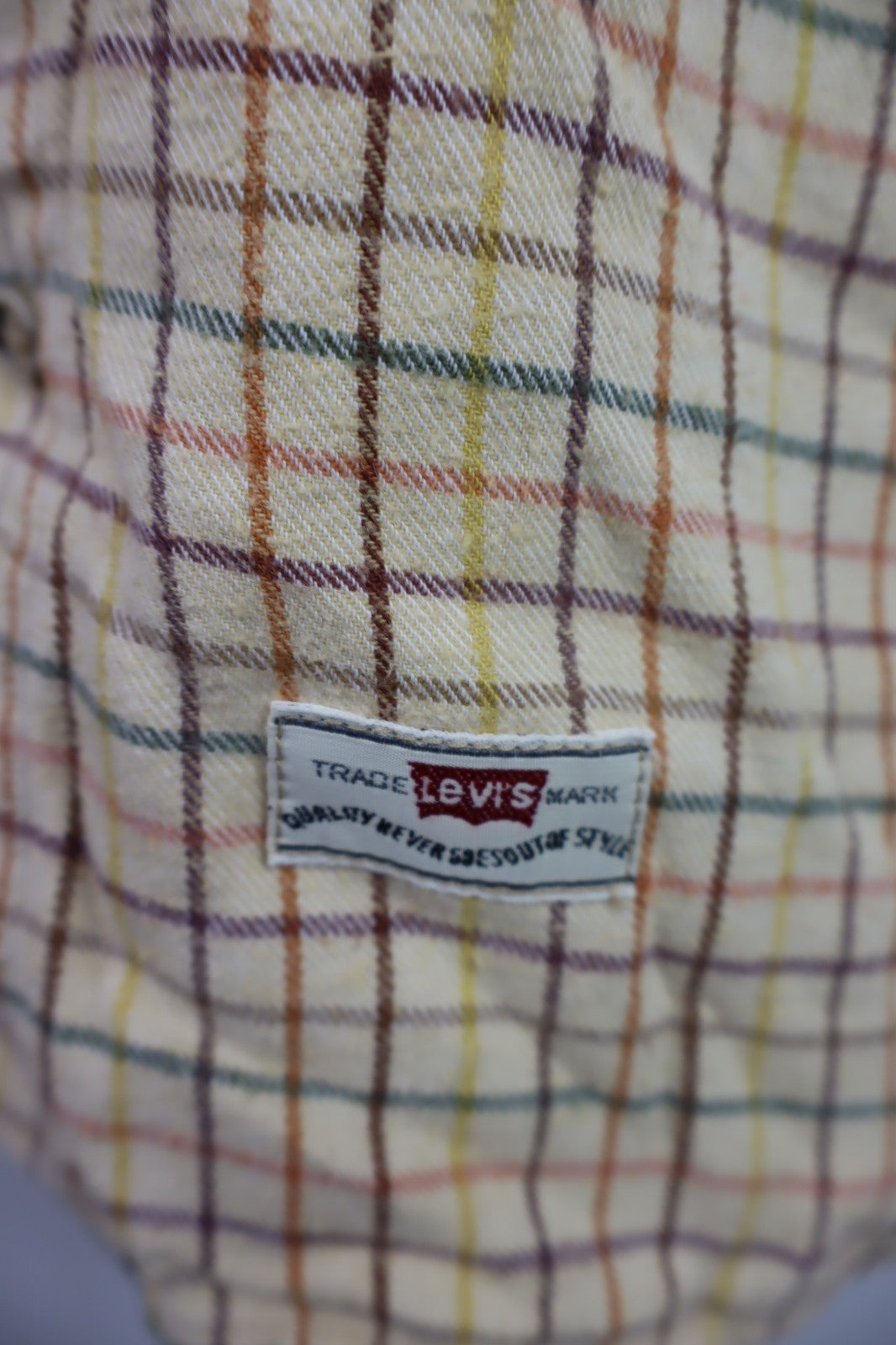 LEVI'S CAMICIA COTONE UOMO TG. L MAN CASUAL VINTAGE SHIRT LOGO COTTON