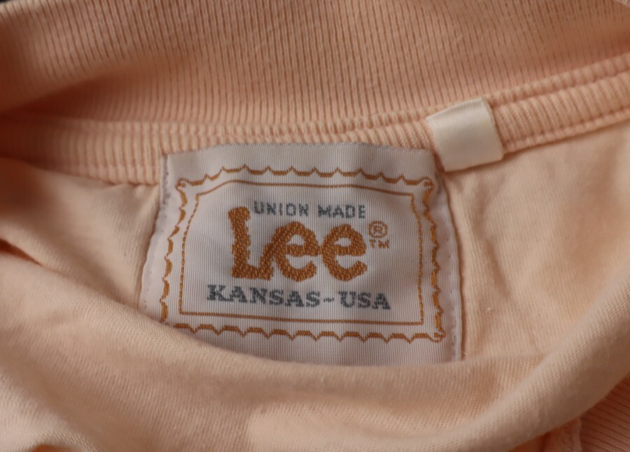 LEE KANSAS USA MAGLIA DONNA TG. M WOMAN CASUAL VINTAGE T-SHIRT TOP COTONE COTTON