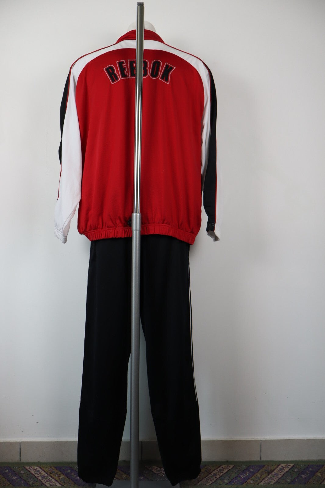 REEBOK TUTA COMPLETO DUE PEZZI  TG. 50 TRACKSUIT JACKET GIACCA PANTS UOMO SPORT