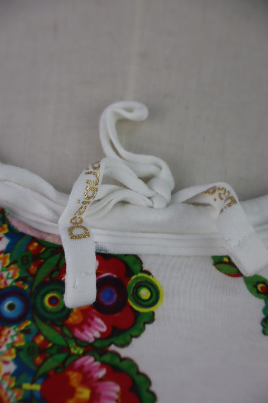 DESIGUAL MAGLIA DONNA TG. XL WOMAN CASUAL VINTAGE T-SHIRT TOP COTONE