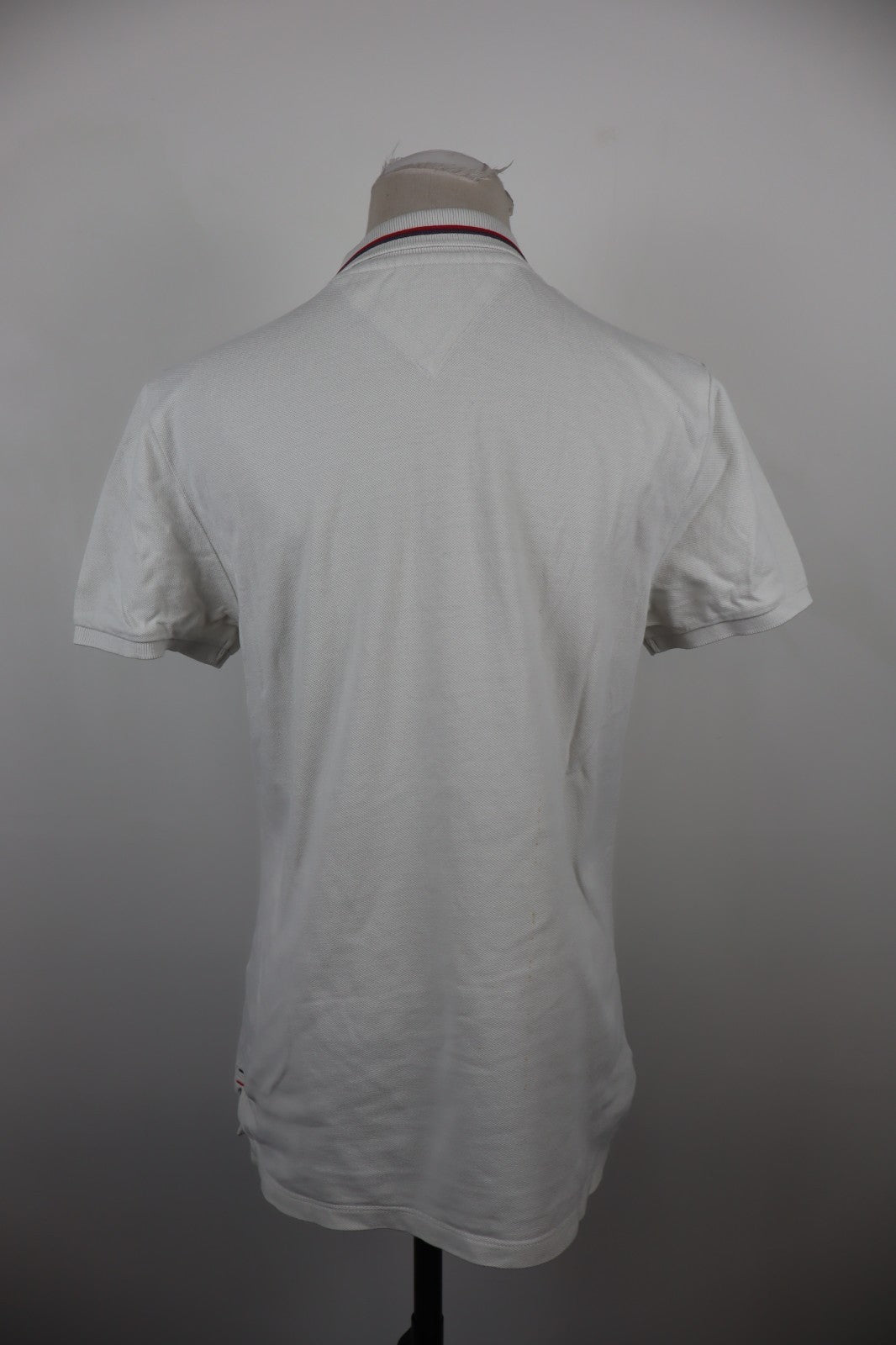 TOMMY HILFIGER JEANS POLO MAGLIA DONNA COTONE TG. M WOMAN SHIRT CASUAL VINTAGE