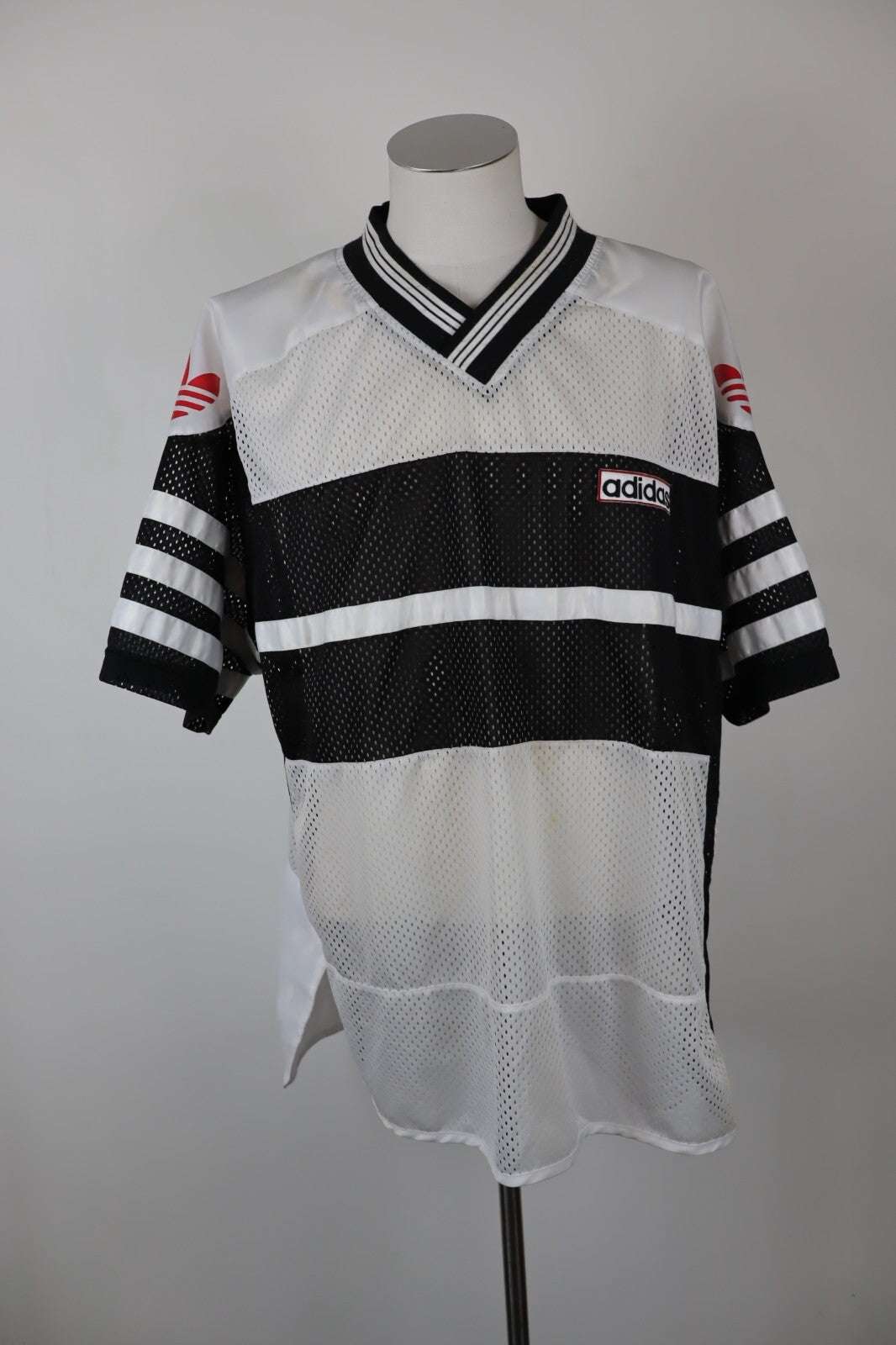 ADIDAS 3 STRIPES '80S MAGLIA SPORTIVA SPORT T-SHIRT UOMO Tg D 7  CASUAL VINTAGE