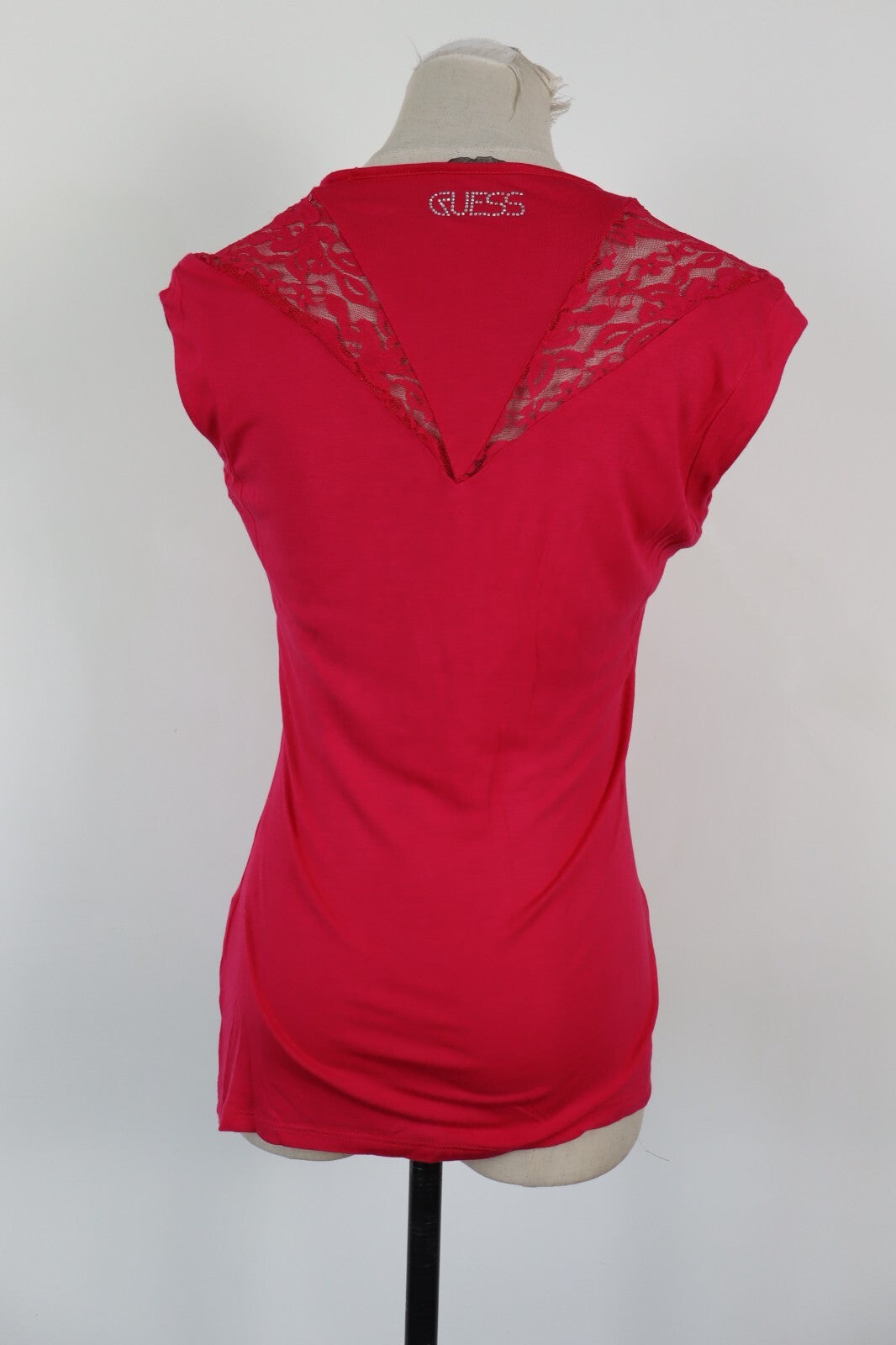 GUESS MAGLIA DONNA TG. M WOMAN CASUAL VINTAGE T-SHIRT TOP COTONE