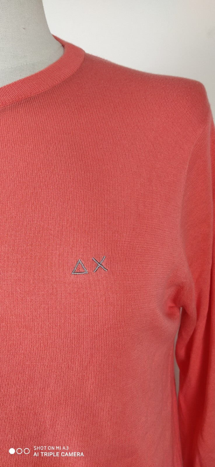 SUN68 MAGLIONE UOMO Tg. M MAN SWEATER CASUAL VINTAGE COTONE COTTON