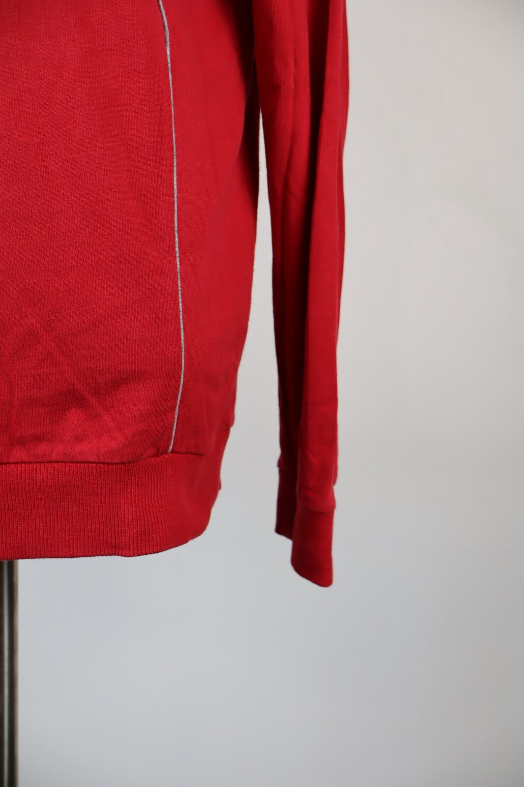 HUGO BOSS FELPA CAPPUCCIO UOMO Tg L MAN CASUAL VINTAGE SWEATSHIRT CASUAL COTONE