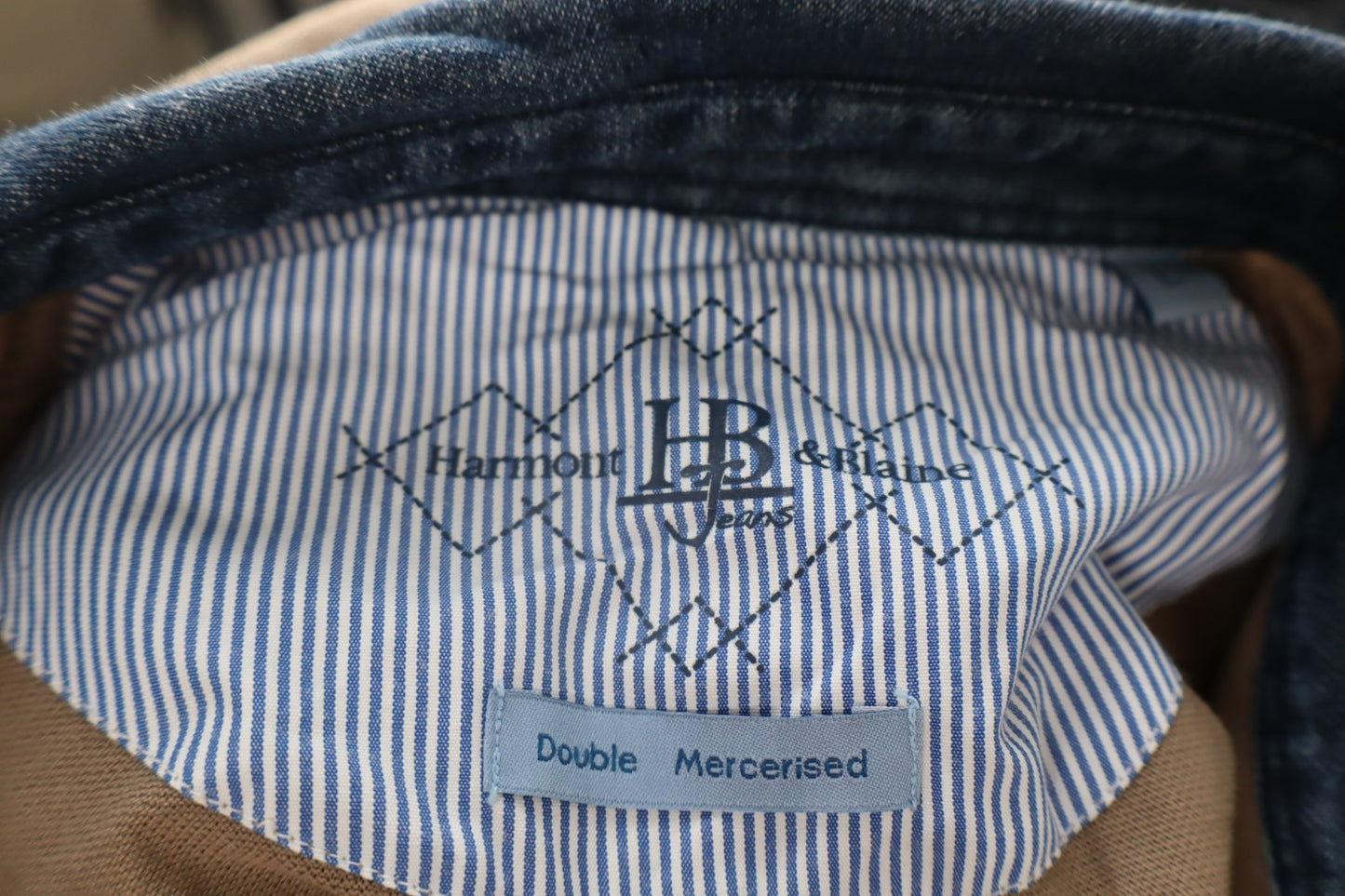 HARMONT & BLAINE POLO MAGLIA UOMO TG L MAN COTONE SHIRT CASUAL VINTAGE LOGO
