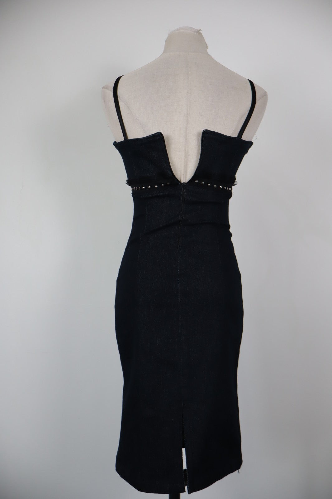 LIU JO VESTITO ABITO DONNA TG. XS WOMAN CASUAL VINTAGE DRESS DENIM