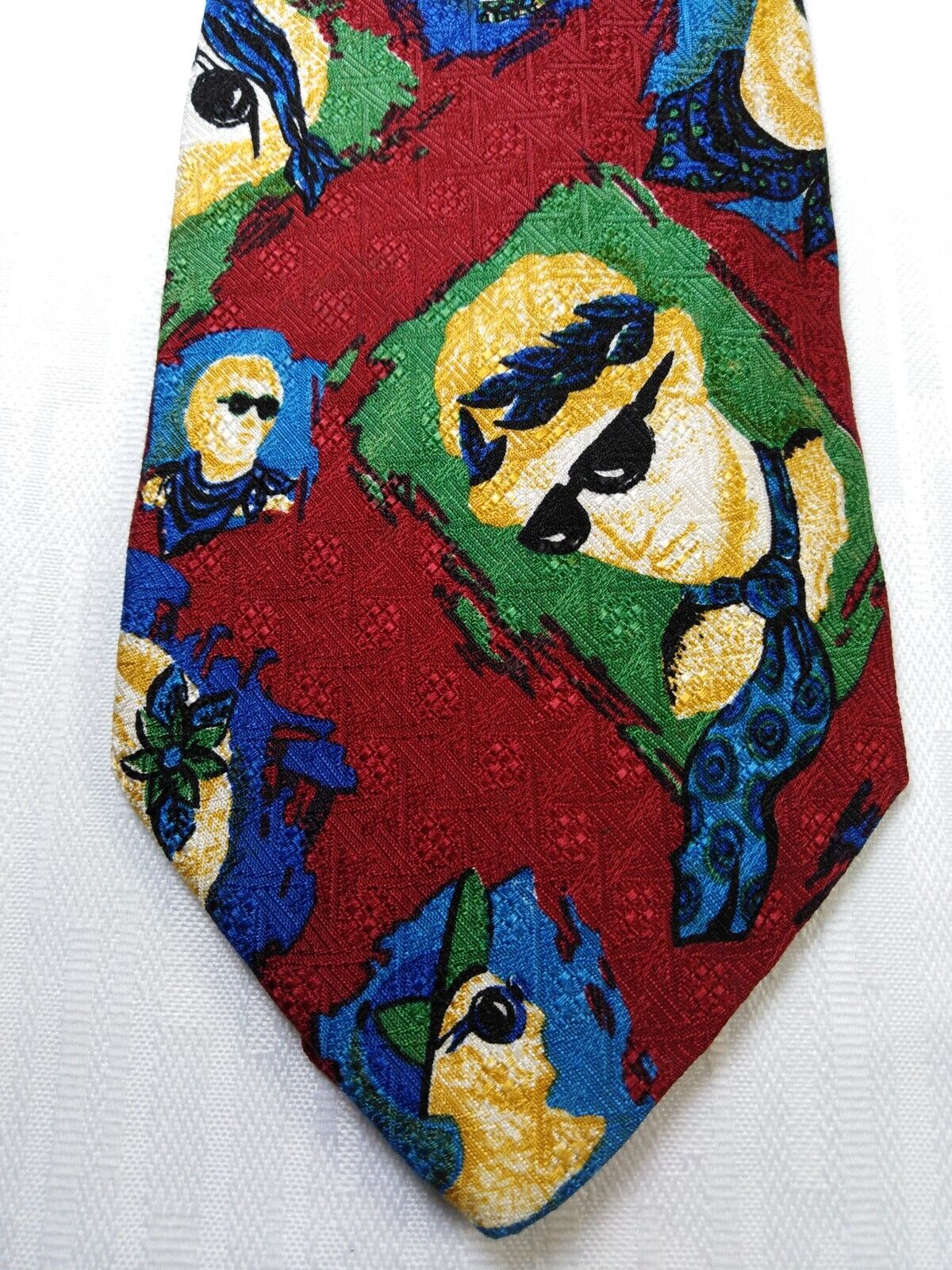 ROBERTO MOCELLINI 100% SILK TIE SETA CRAVATTA NECKTIE MADE IN ITALY