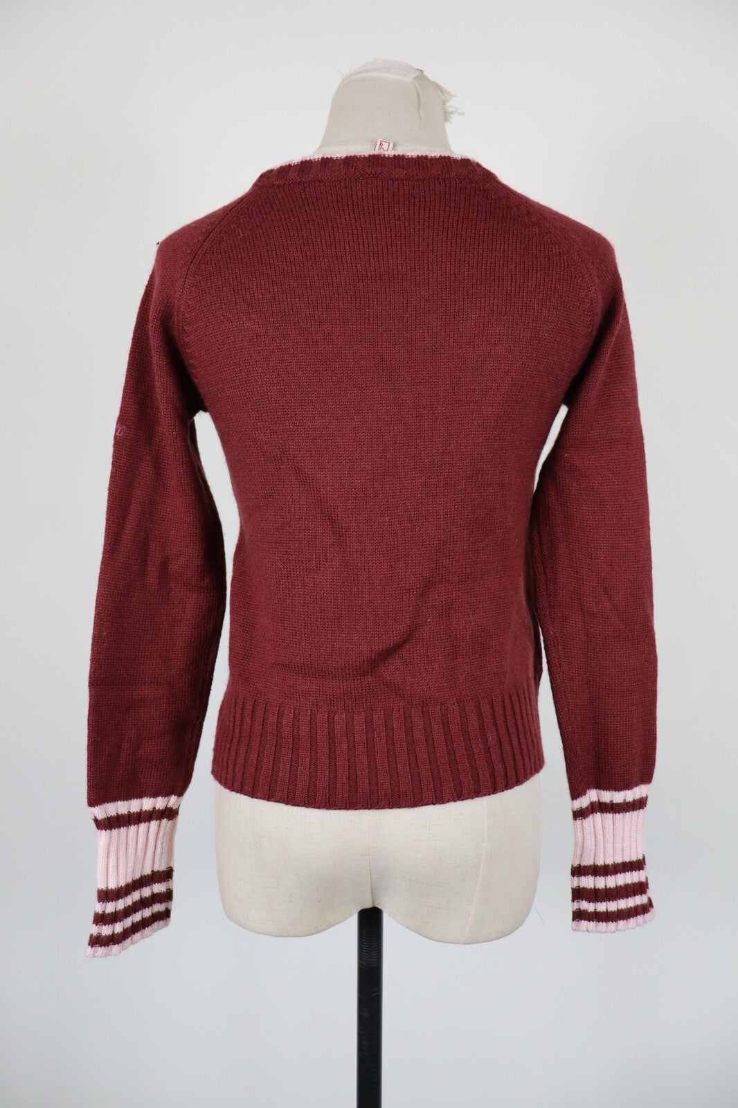 LOTTO MAGLIONE LANA DONNA TG S / 42 WOMAN CASUAL SWEATER VINTAGE