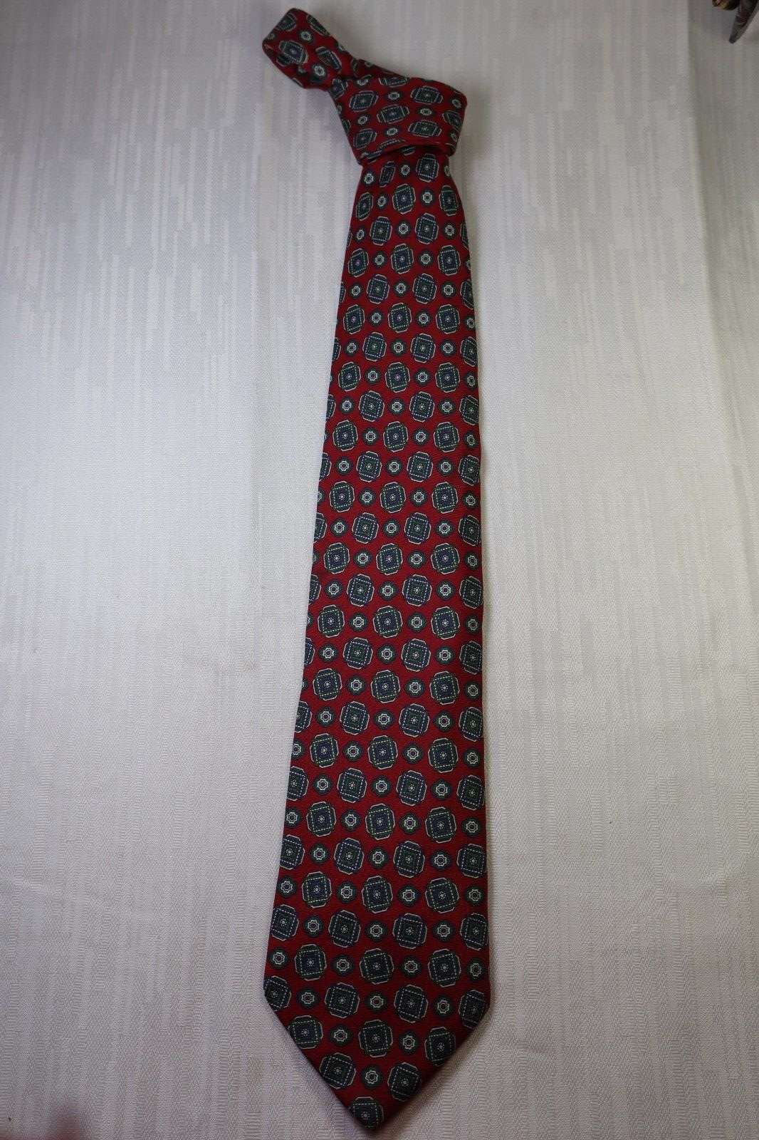 ROXY 100% SILK TIE SETA CRAVATTA NECKTIE MADE IN ITALY VINTAGE