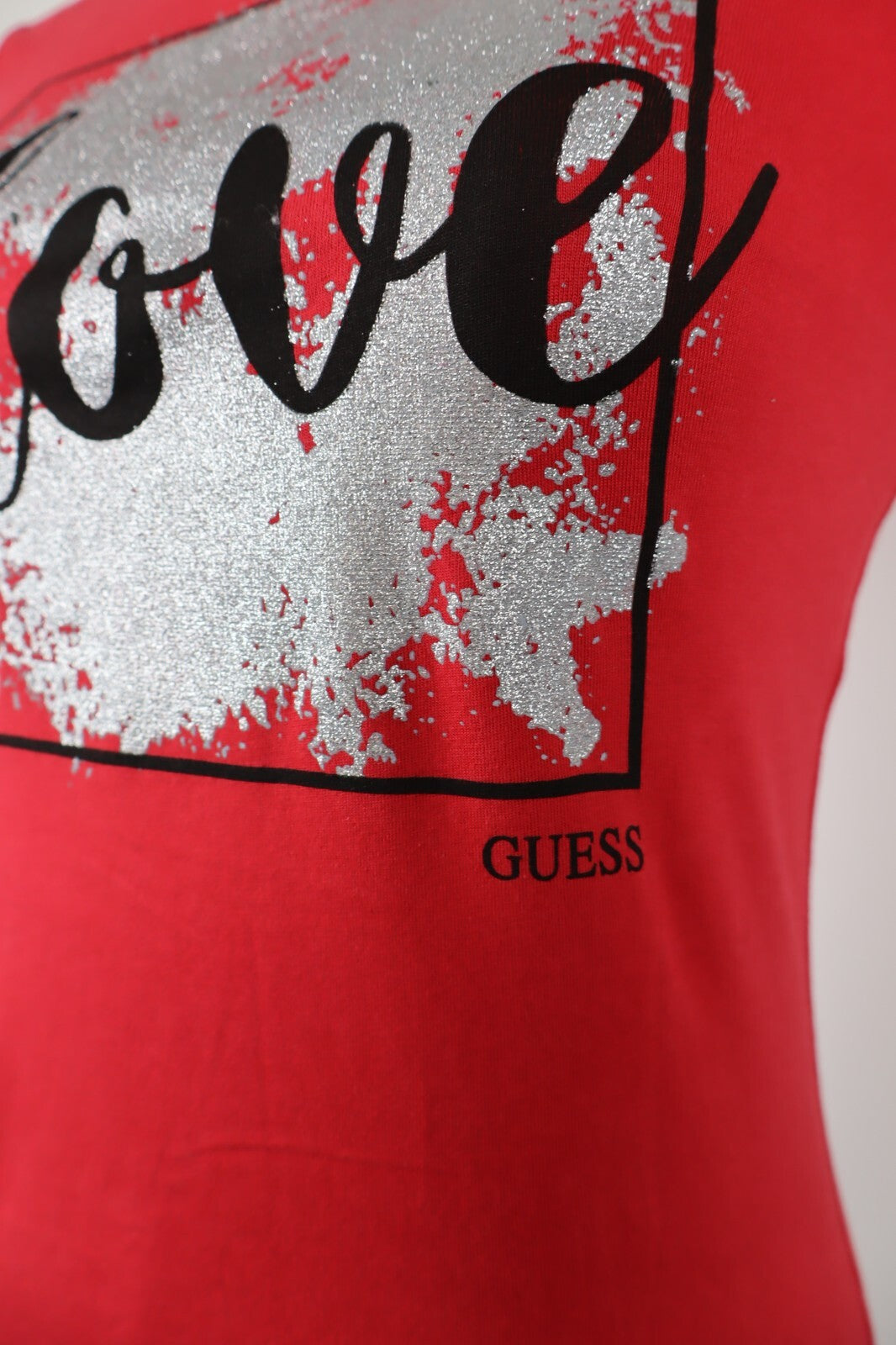 GUESS LOS ANGELES MAGLIA DONNA TG. XS WOMAN CASUAL VINTAGE T- SHIRT COTONE
