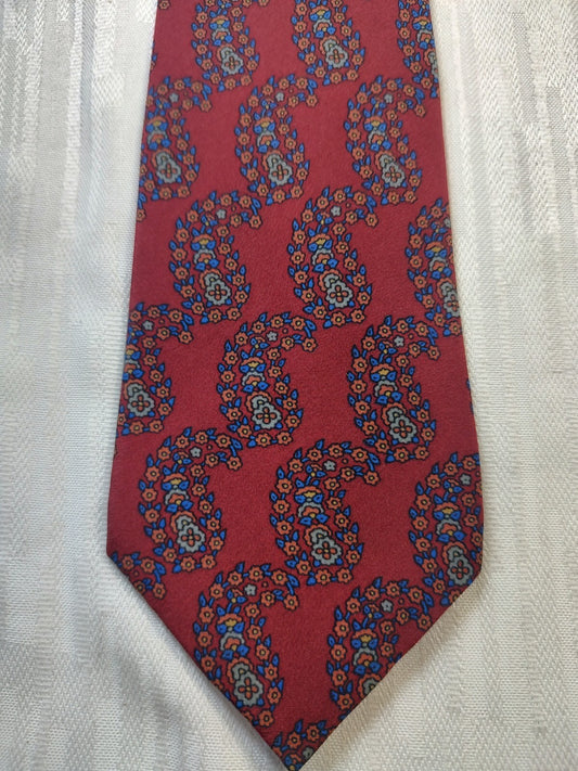 CERRUTI 1881 100% SILK TIE SETA CRAVATTA NECKTIE MADE IN FRANCIA CLASSIC