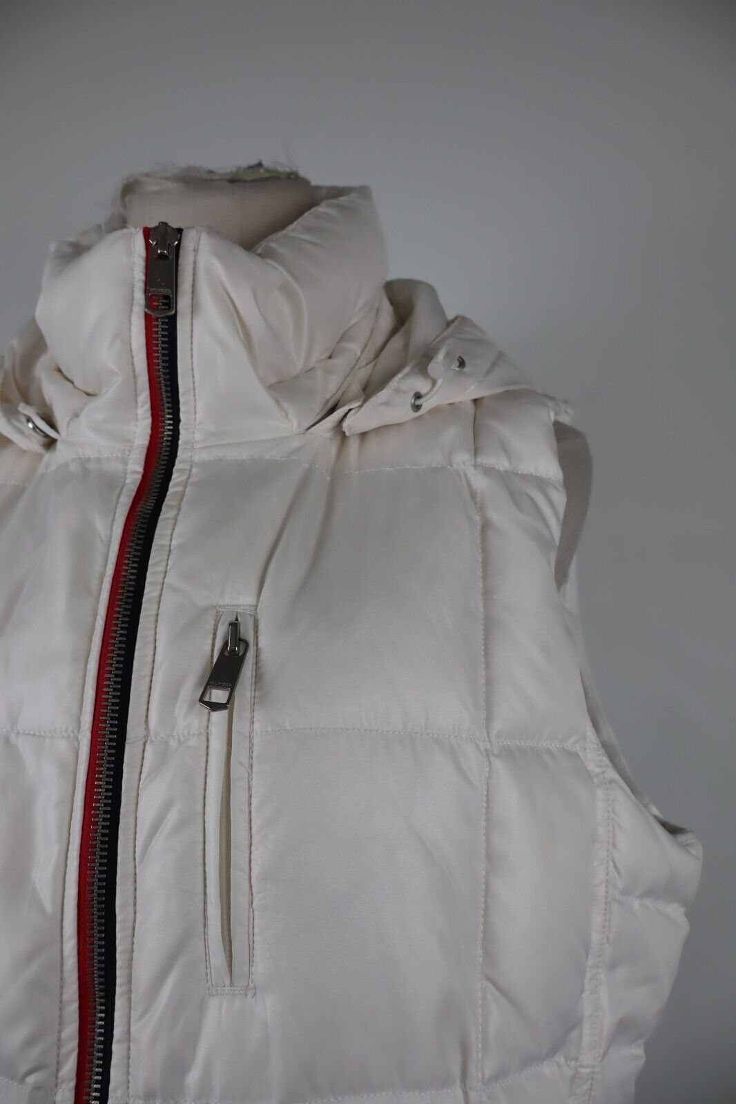 TOMMY HILFIGER SMANICATO GIUBBINO PIUMINO DONNA TG X WOMAN JACKET CASUAL VINTAGE