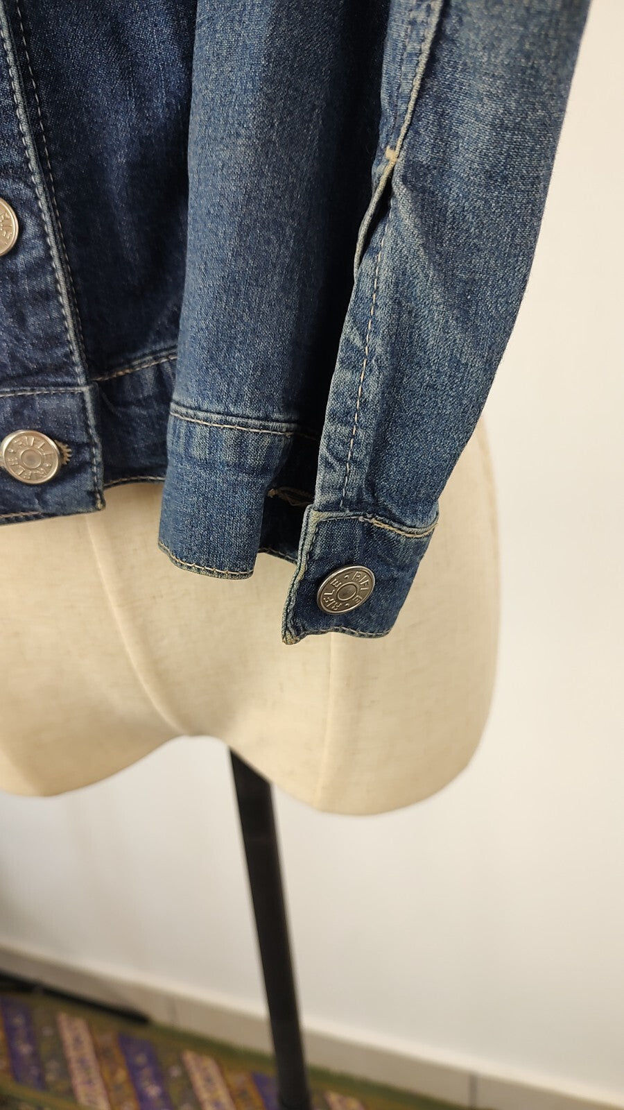 RIFLE JEANS GIUBBINO DONNA Tg. S WOMAN CASUAL JACKET COTONE DENIM