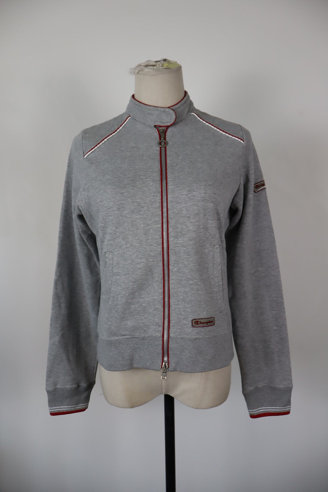 CHAMPION RACING TEAM FELPA ZIP DONNA Tg M WOMEN CASUAL VINTAGE SPORT SWEATSHIRT