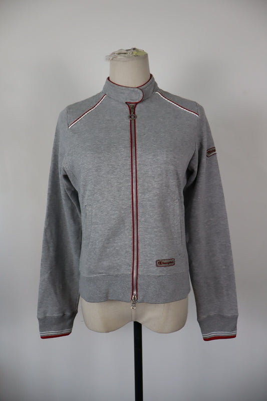 CHAMPION RACING TEAM FELPA ZIP DONNA Tg M WOMEN CASUAL VINTAGE SPORT SWEATSHIRT