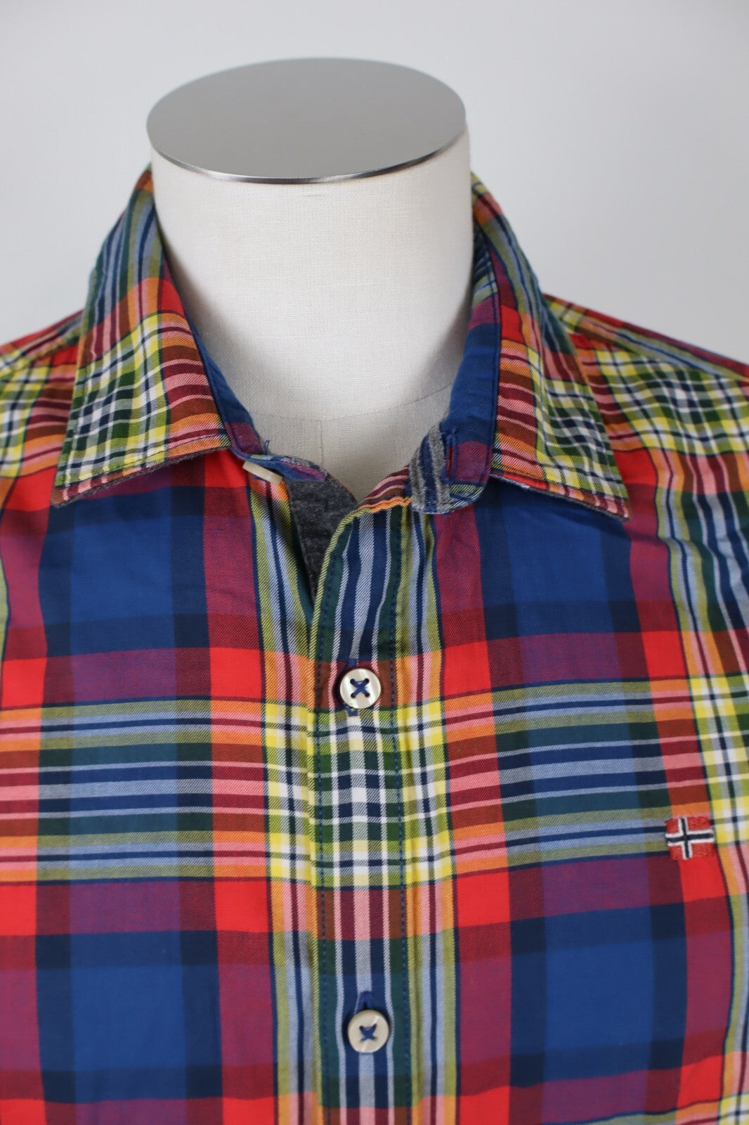 NAPAPIJRI CAMICIA SHIRT UOMO Tg XL MAN VINTAGE CASUAL COTONE