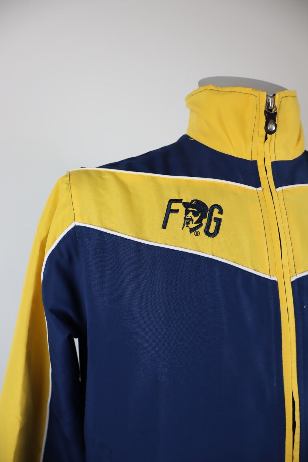 FRANKIE GARAGE PERUGIA GIACCA SPORT CALCIO UOMO Tg S MAN VINTAGE SOCCER JACKET