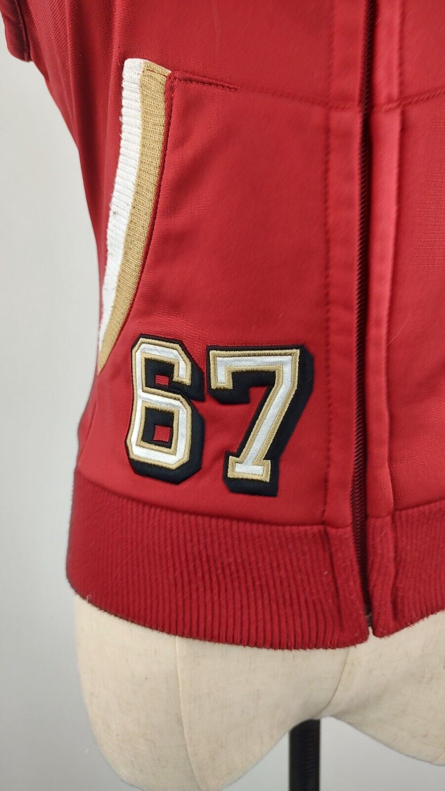 REEBOK SF NFL FELPA DONNA Tg XS WOMEN CASUAL VINTAGE SPORT SWEATSHIRT