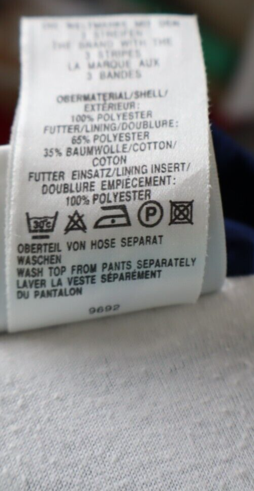 ADIDAS GIACCA SMANICATO UOMO TG 46 MAN SPORT VINTAGE CASUAL JACKET