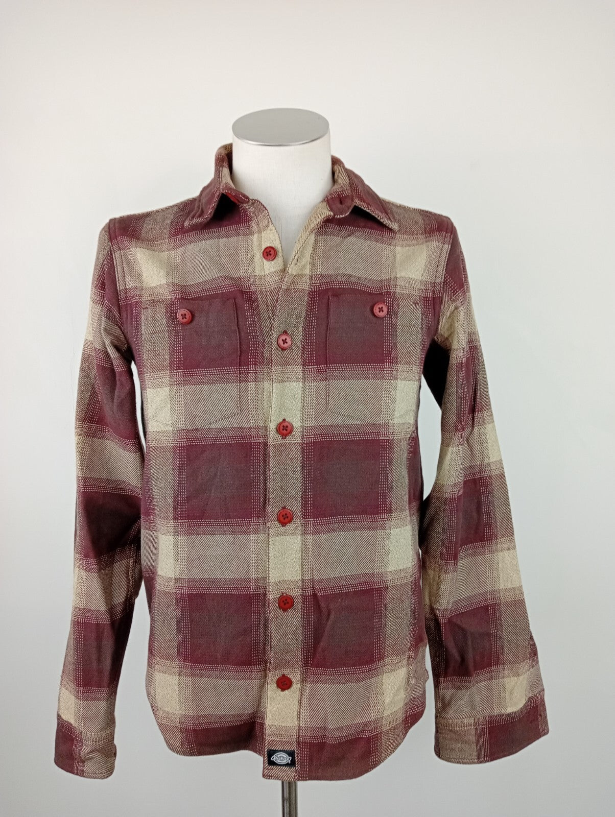 DICKIES CAMICIA UOMO COTONE COTTON TG. XS  MAN CASUAL VINTAGE SHIRT