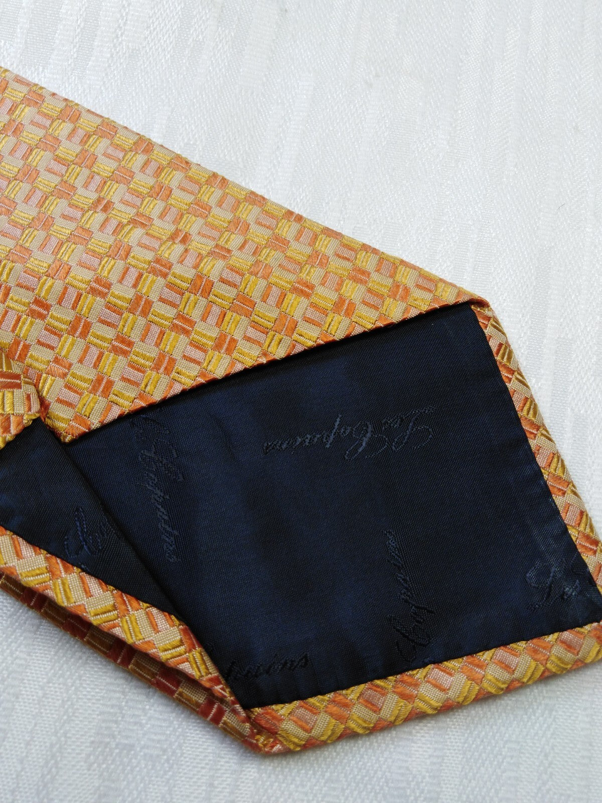 LES COPAINS 100% SILK TIE SETA CRAVATTA NECKTIE MADE IN ITALY CLASSIC