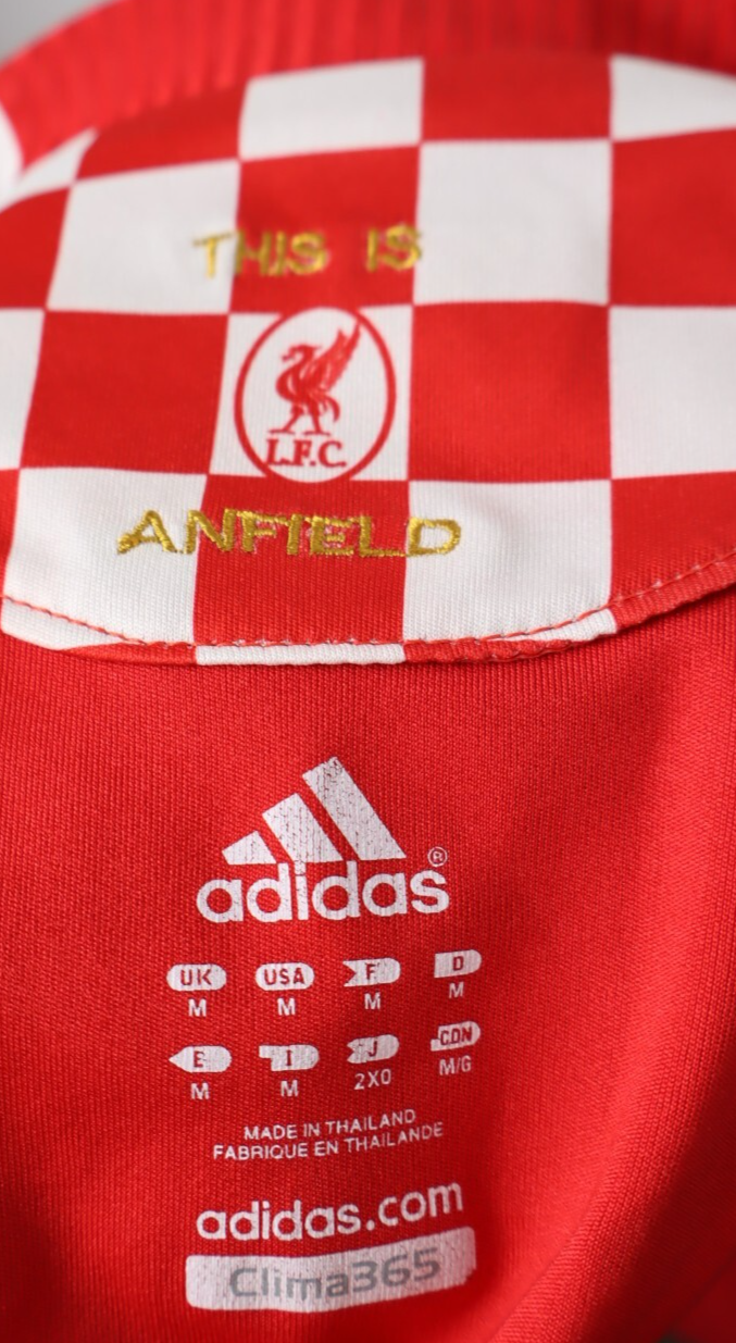 ADIDAS LIVERPOOL SKRIEL N 37 MAGLIA UOMO FOOTBALL TG. M SPORT T-SHIRT MAN 08/09