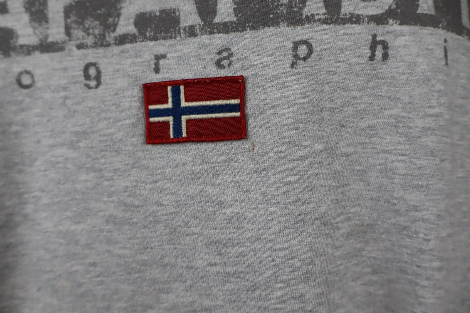NAPAPIJRI MAGLIA COTONE UOMO TG. L MAN T- SHIRT CASUAL VINTAGE COTTON LOGO