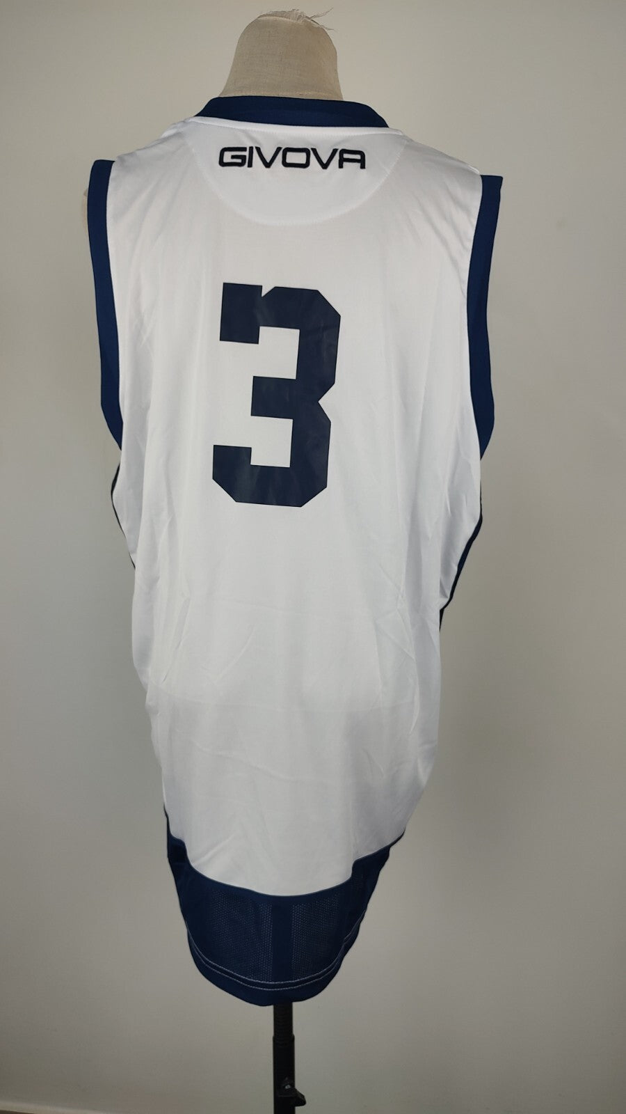 GIVOVA STABIA N. 3 CANOTTA MAGLIA DONNA BASKET INDOSSATA TG M SPORT