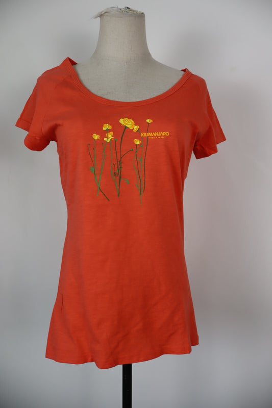 KILIMANGIARO MAGLIA DONNA T-SHIRT TG. L WOMAN CASUAL VINTAGE SHIRT COTONE