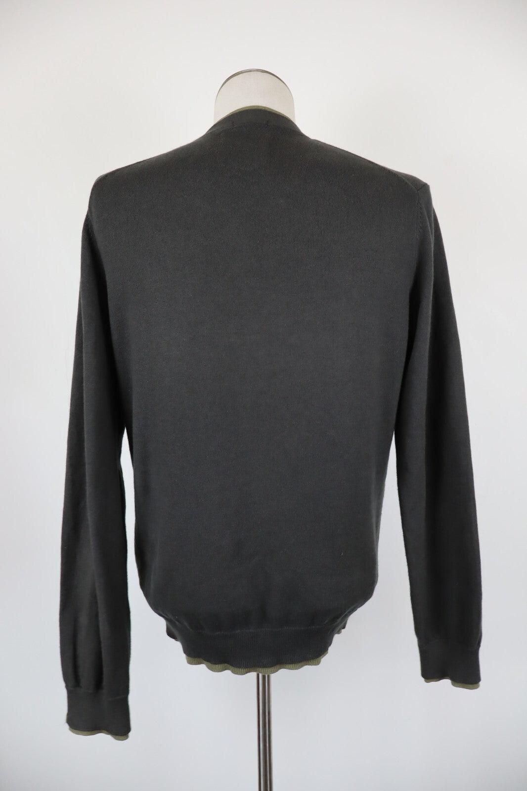 SUN68 CARDIGAN MAGLIONE UOMO Tg. L MAN SWEATER CASUAL VINTAGE COTONE CASHMERE