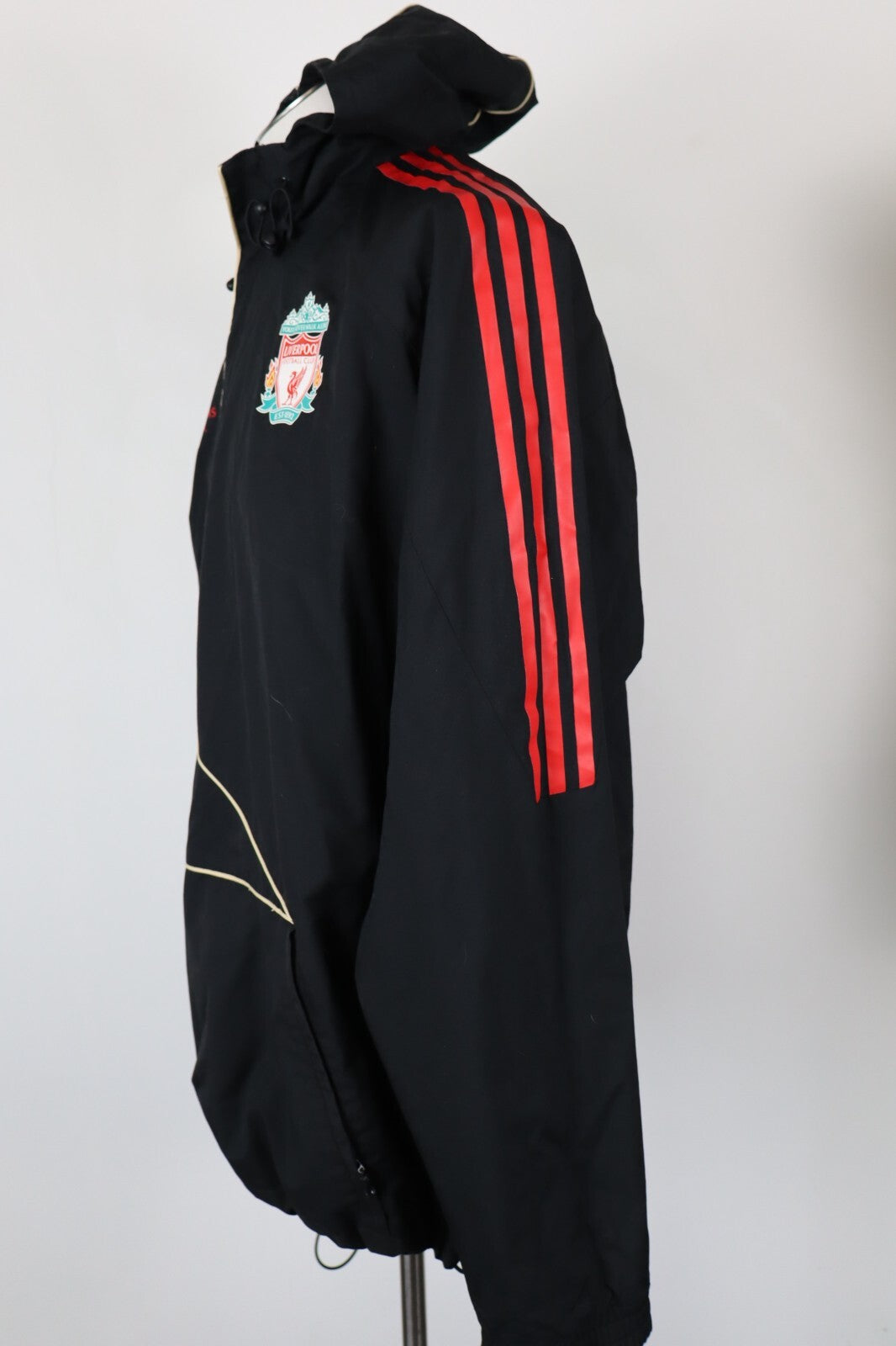 ADIDAS LIVERPOOL FELPA CALCIO GIACCA DONNA Tg 7 WOMAN VINTAGE SWEATSHIRT
