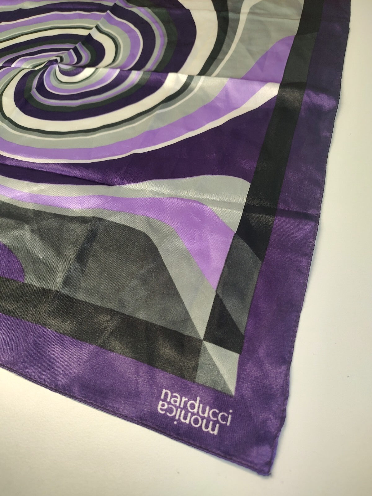 MONICA NARDUCCI FOULARD SCARVES SCARF SQUARE MADE ITALY VINTAGE