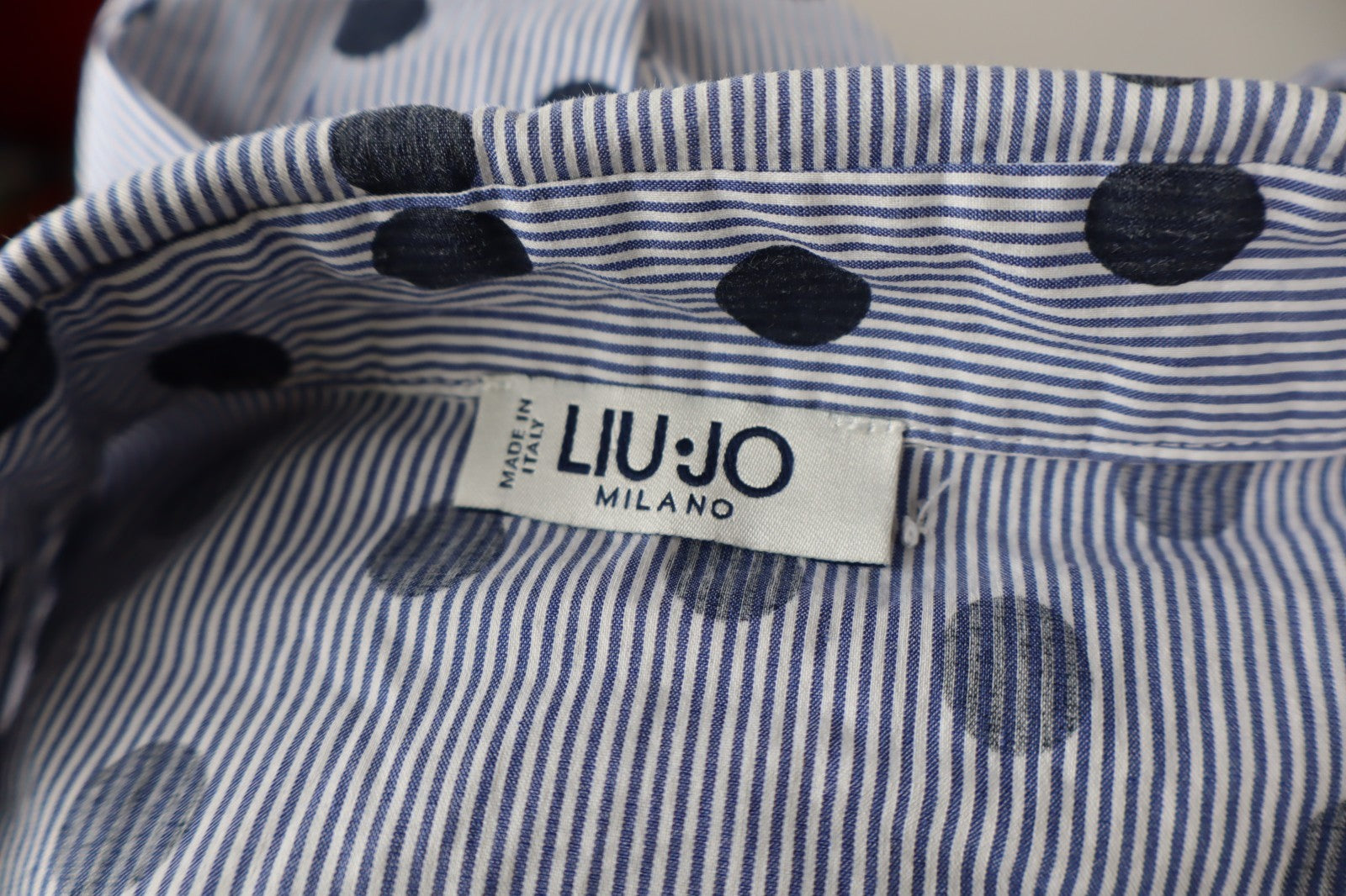 LIU JO CAMICIA MANICA LUNGA DONNA TG. 42 WOMAN SHIRT CASUAL VINTAGE COTONE POIS