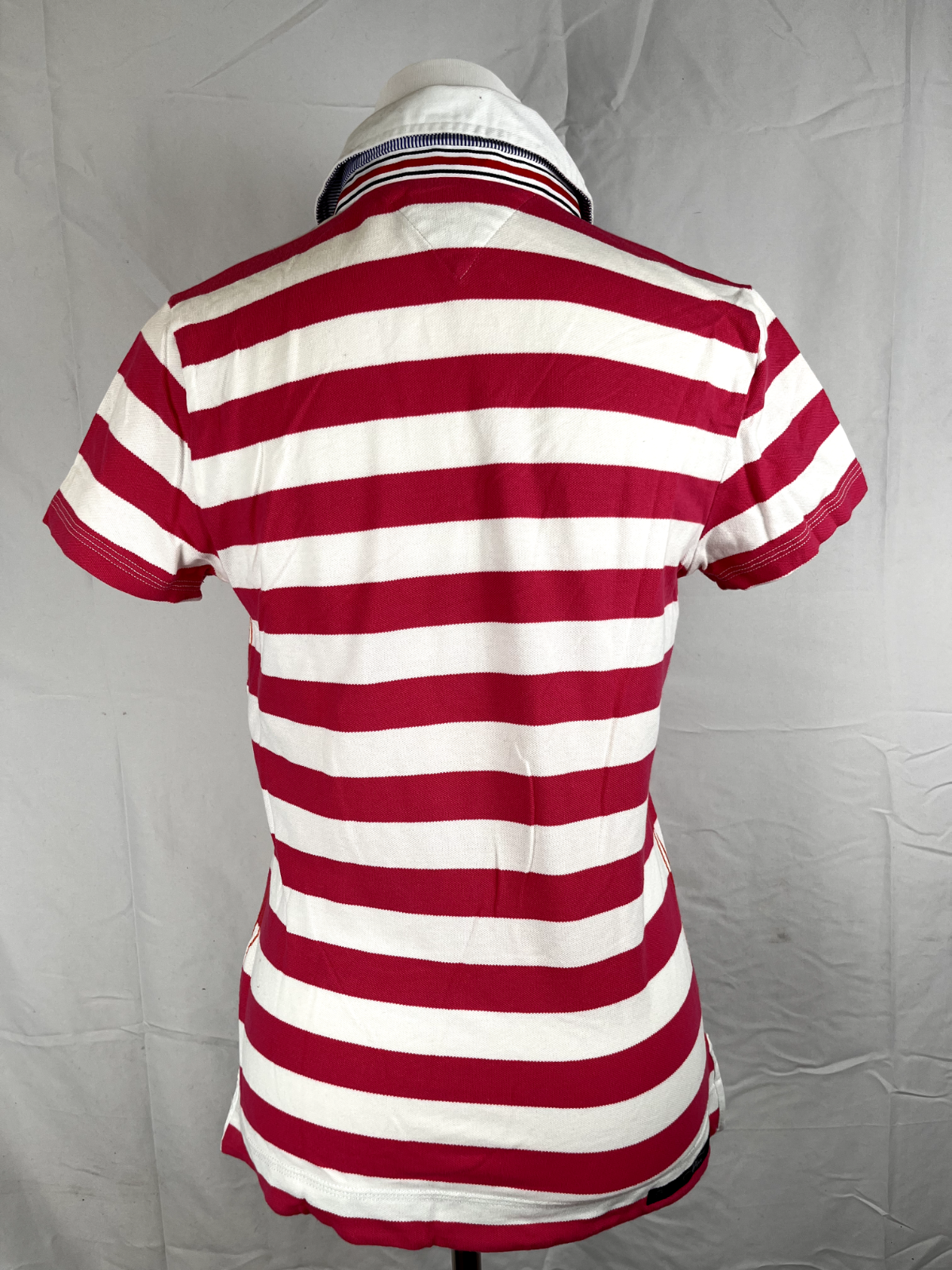 TOMMY HILFIGER POLO MAGLIA DONNA COTONE TG L WOMAN CASUAL VINTAGE TOP T-SHIRT