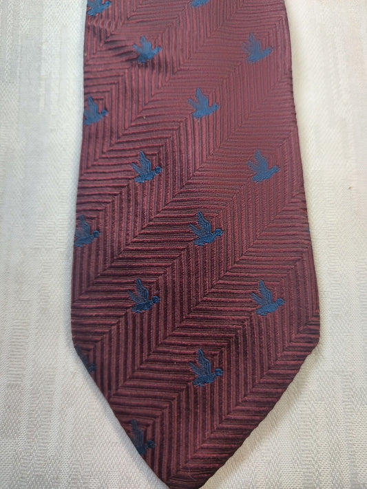 BROOKSFIELD 100% SILK TIE SETA CRAVATTA NECKTIE MADE IN ITALY CLASSIC