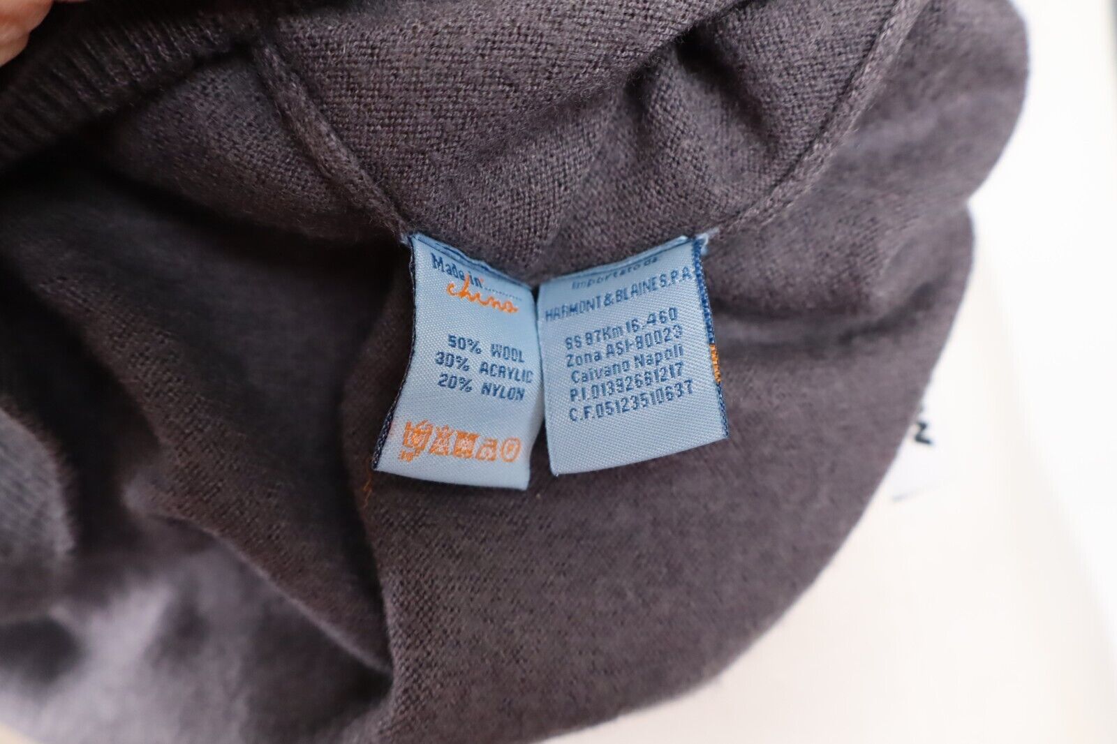 HARMONT & BLAINE MAGLIONE UOMO Tg. XL MAN SWEATER CASUAL VINTAGE WOOL LANA