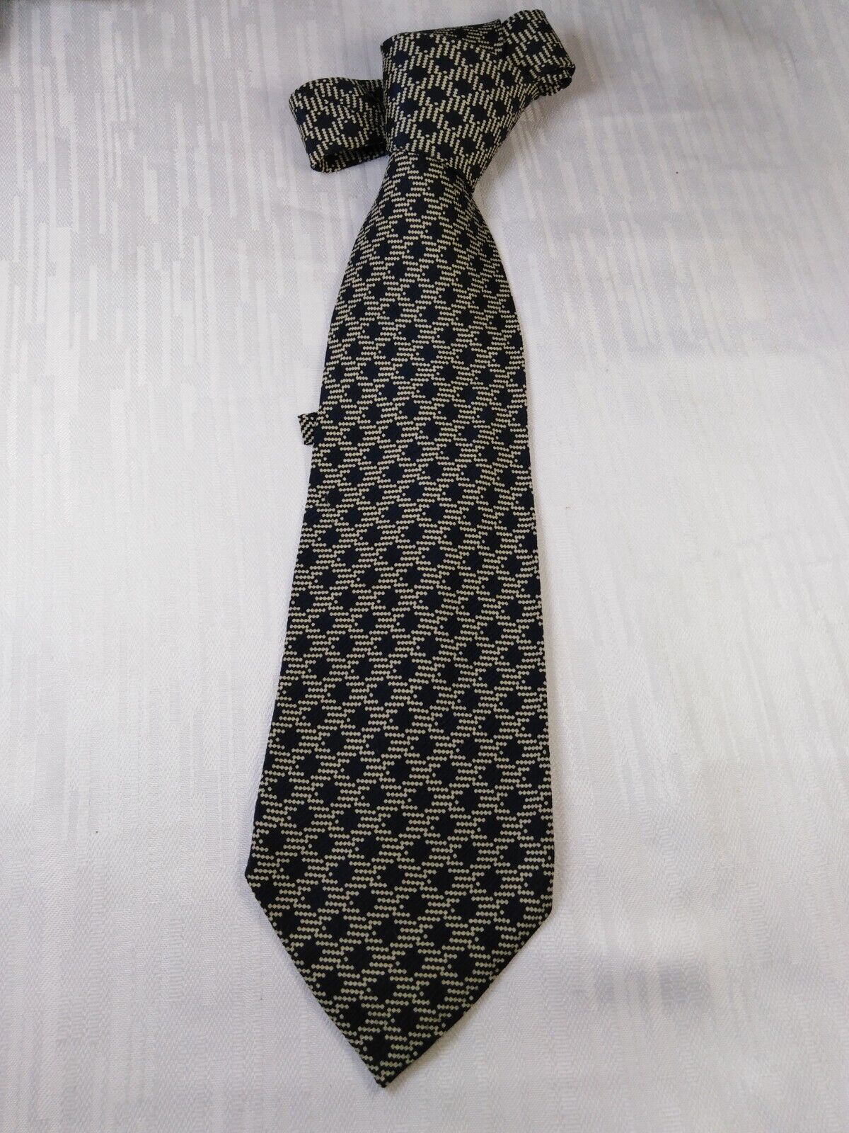 ENRICO COVERI 100% SETA SILK TIE CRAVATTA NECKTIE ITALY VINTAGE CLASSIC