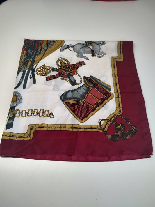 FOULARD 100% SILK SETA SCARVES SCARF SQUARE MADE ITALY