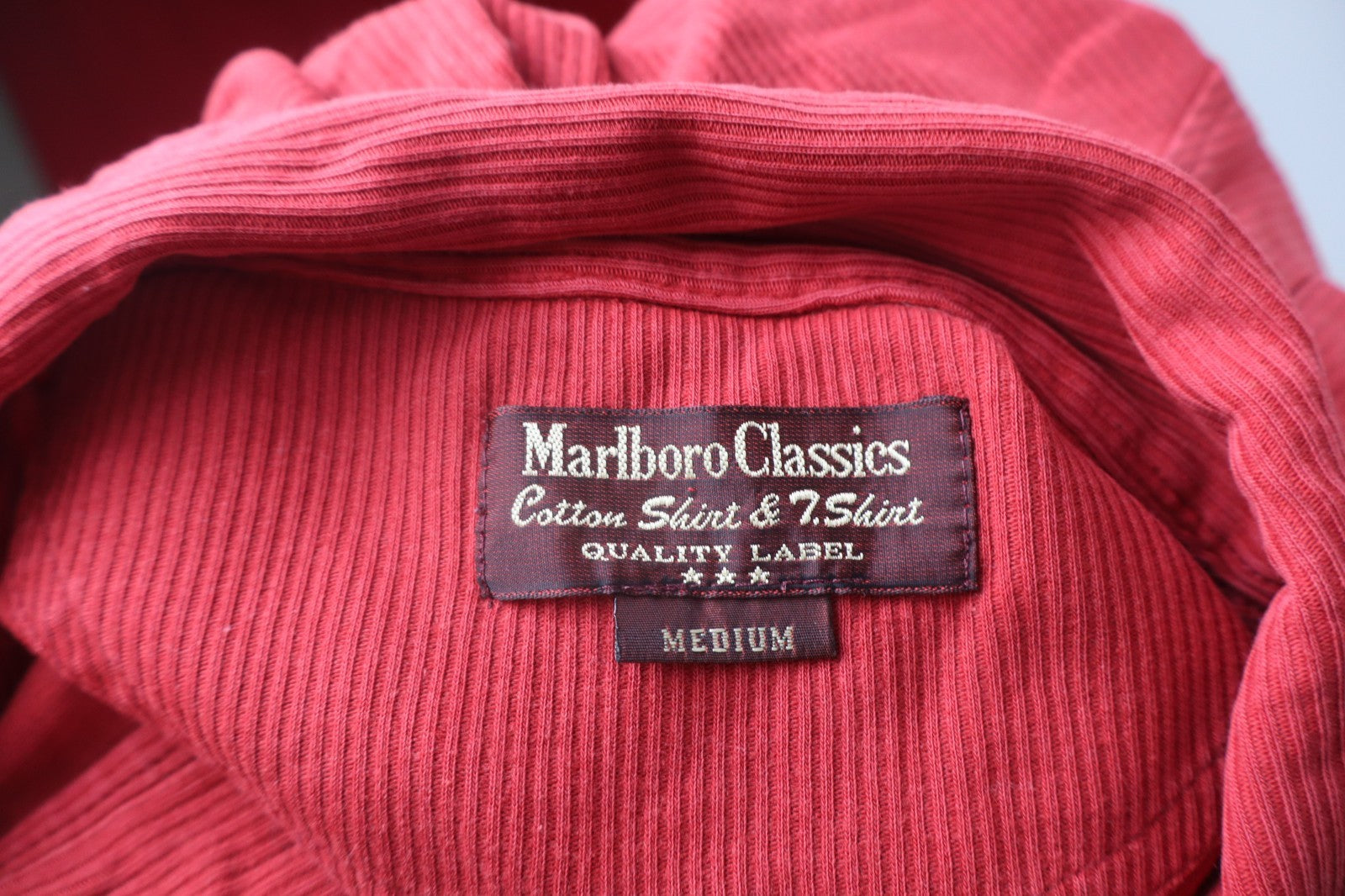MARLBORO CLASSICS POLO MAGLIA UOMO TG M MAN COTONE SHIRT CASUAL VINTAGE LOGO