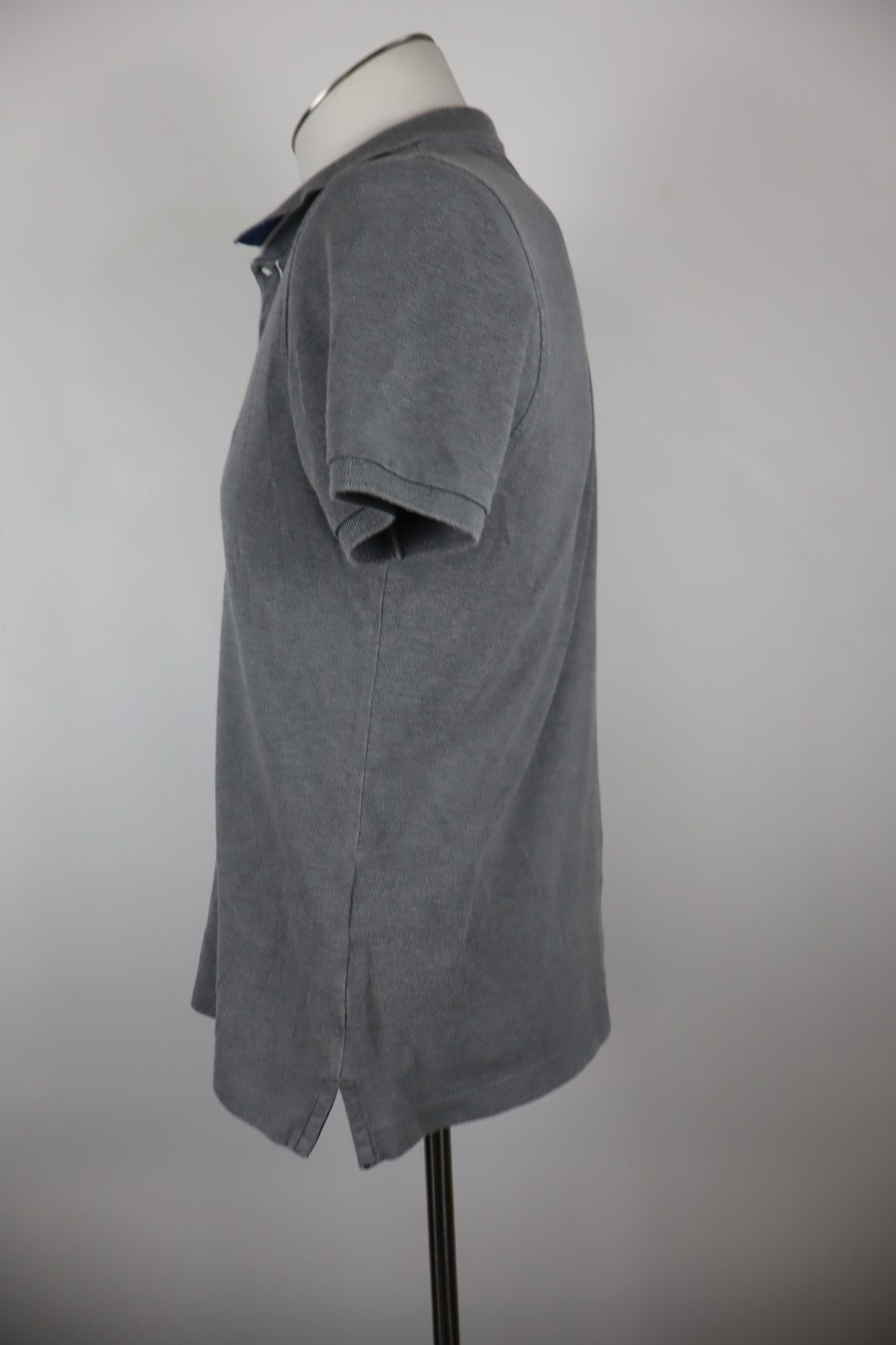 FAY  POLO MAGLIA UOMO COTONE TG L MAN COTTON T- SHIRT CASUAL VINTAGE GRIGIO LOGO