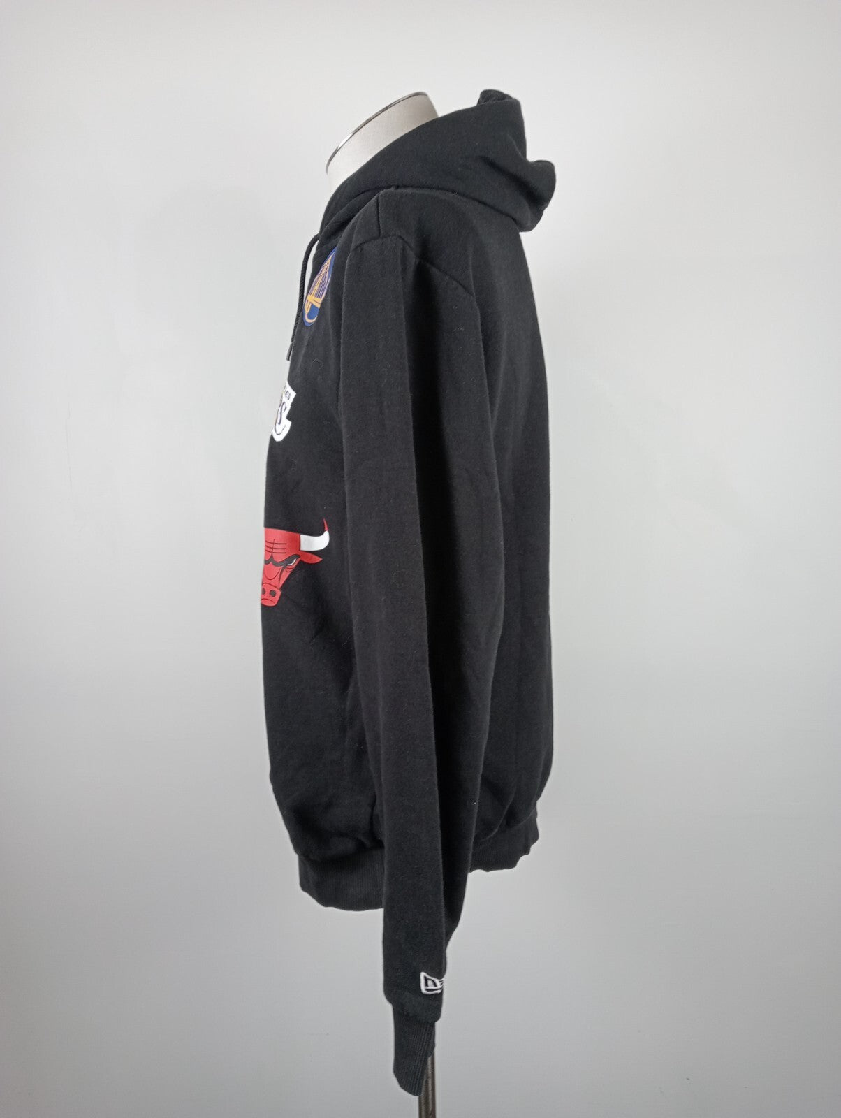 NEW ERA FELPA CAPPUCCIO UOMO TG M MAN SWEATSHIRT COTONE COTTON CASUAL VINTAGE
