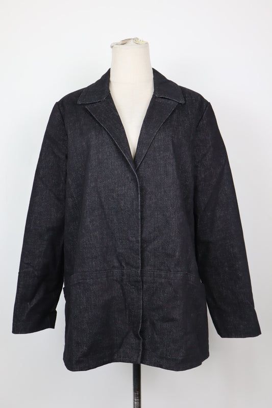 MAX MARA GIACCA BLAZER DONNA Tg XL WOMAN VINTAGE JACKET CASUAL COTONE