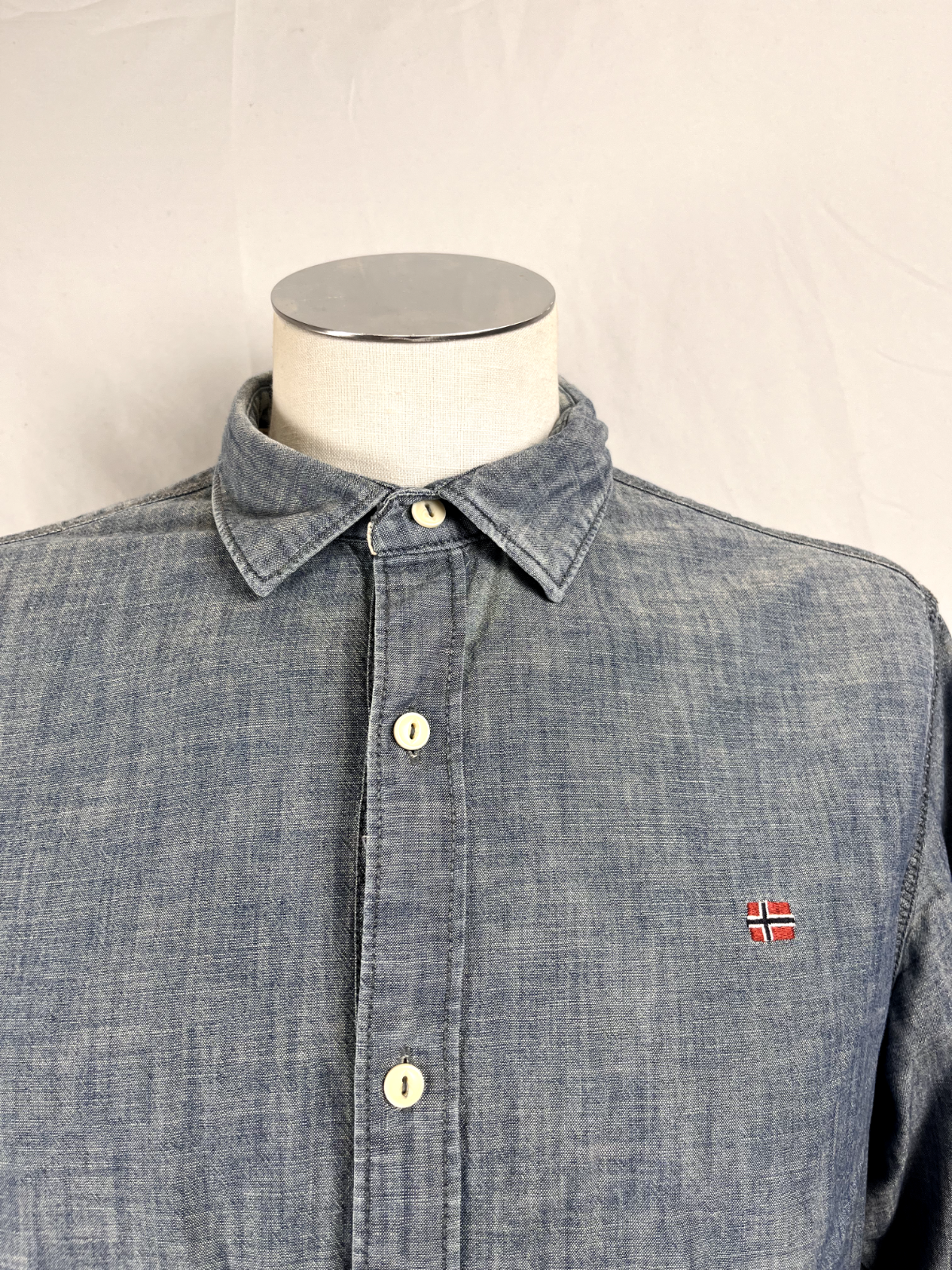 NAPAPIJRI CAMICIA SHIRT UOMO Tg XL MAN VINTAGE CASUAL COTONE COTTON