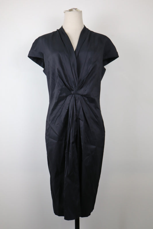 HUGO BOSS VESTITO DONNA TG. 46 WOMAN CASUAL VINTAGE DRESS ABITO COTONE CERNIERA